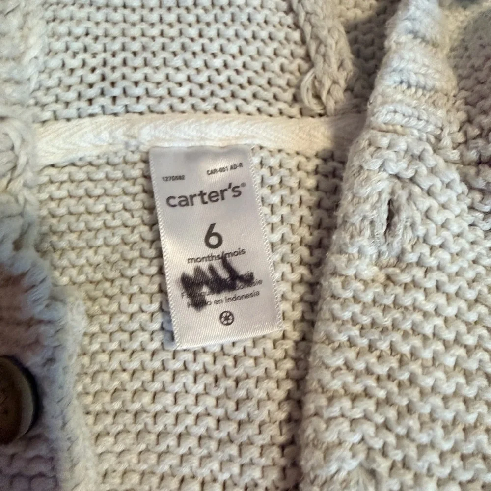 Carter's Pink and Gray Animal Hoodies